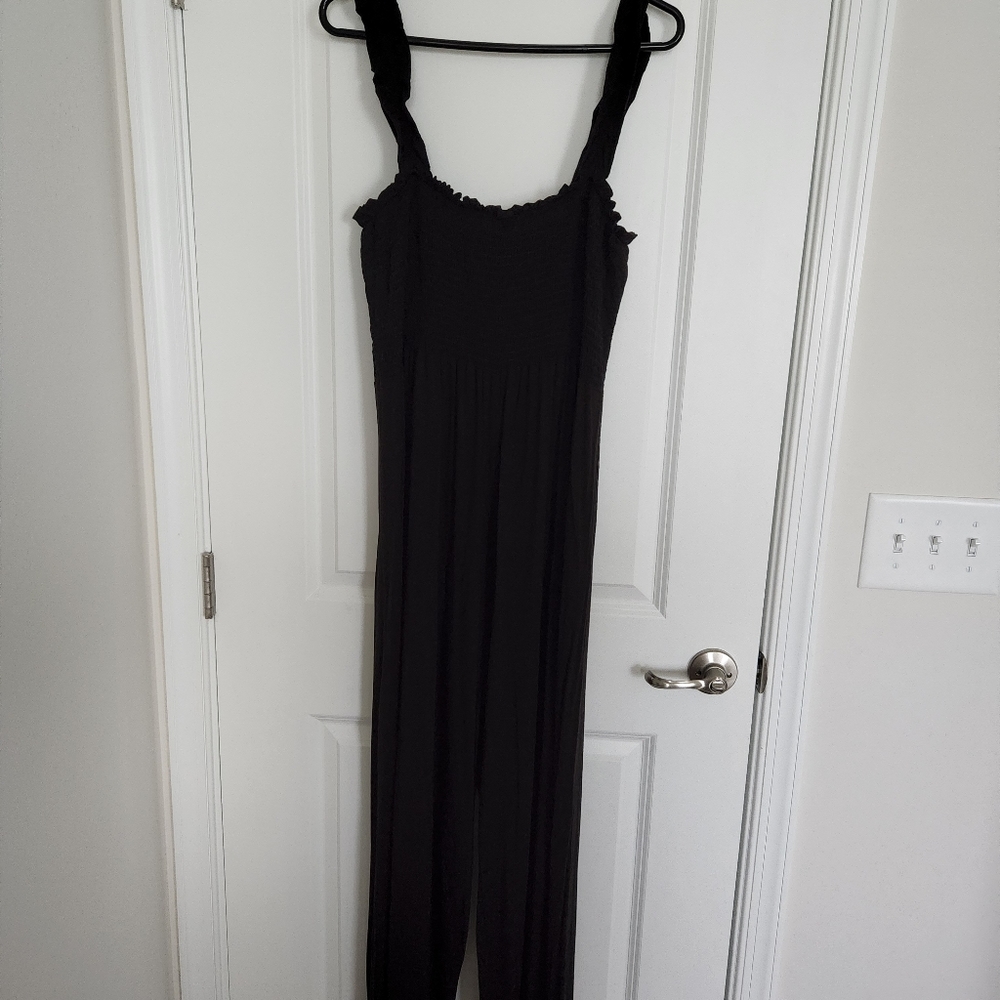 PinkBlush Ruffle Strap Maternity Jumpsuit